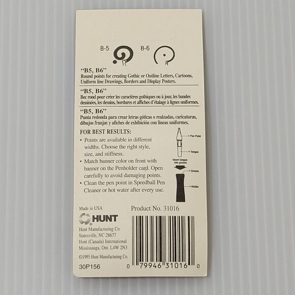 Speedball 'B' Style Round Points B-5, B-6 - Picture 2 of 4